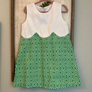 Southern Tots Scalloped Sleeveless Dress
